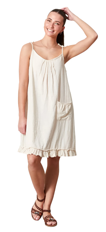 Linen/Cotton Blend Dress # 5657