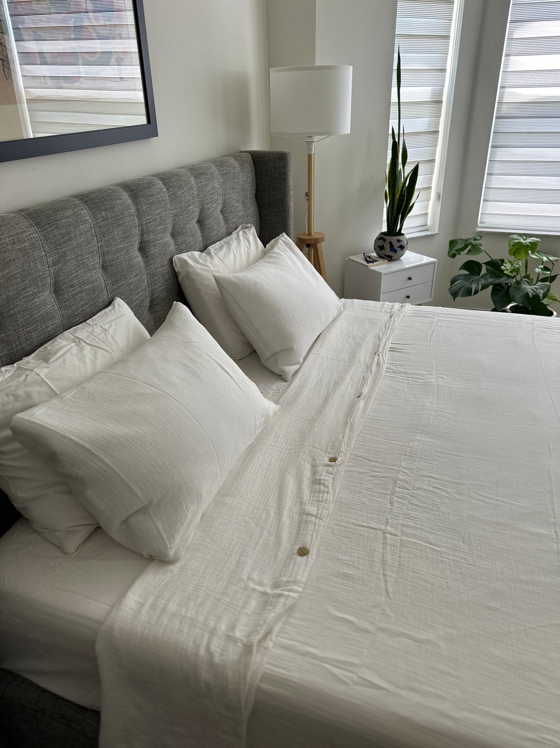 OFF WHITE / KING DUVET