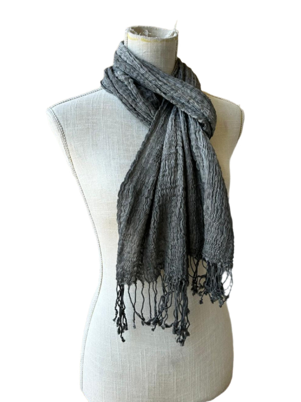 Wrinkled Cotton Shawl