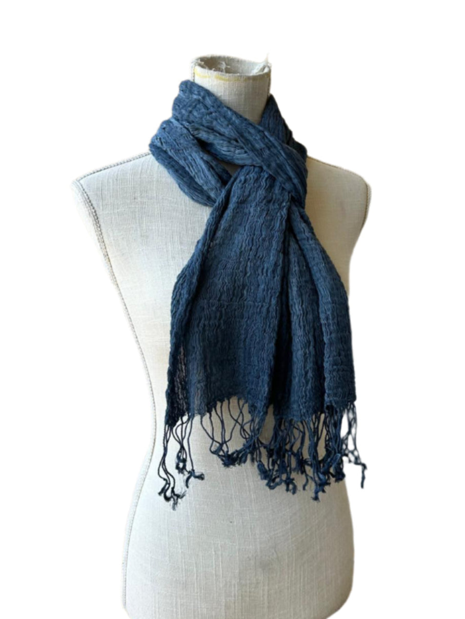 Wrinkled Cotton Shawl