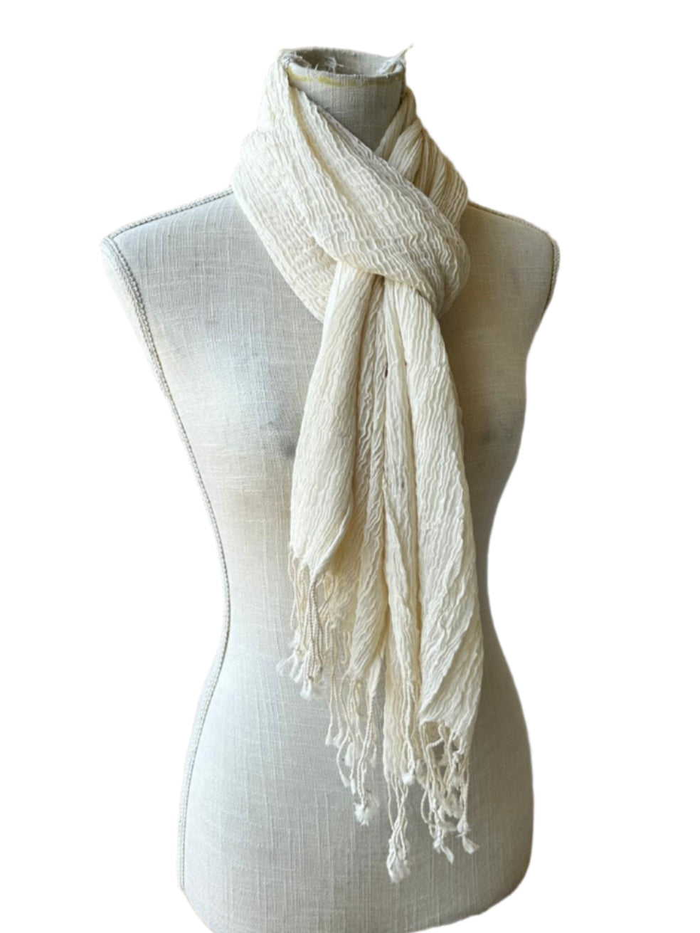 Wrinkled Cotton Shawl