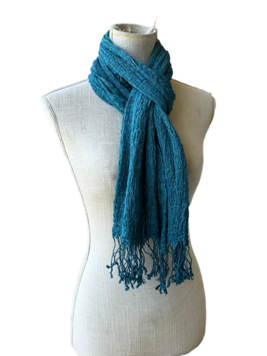 Wrinkled Cotton Shawl