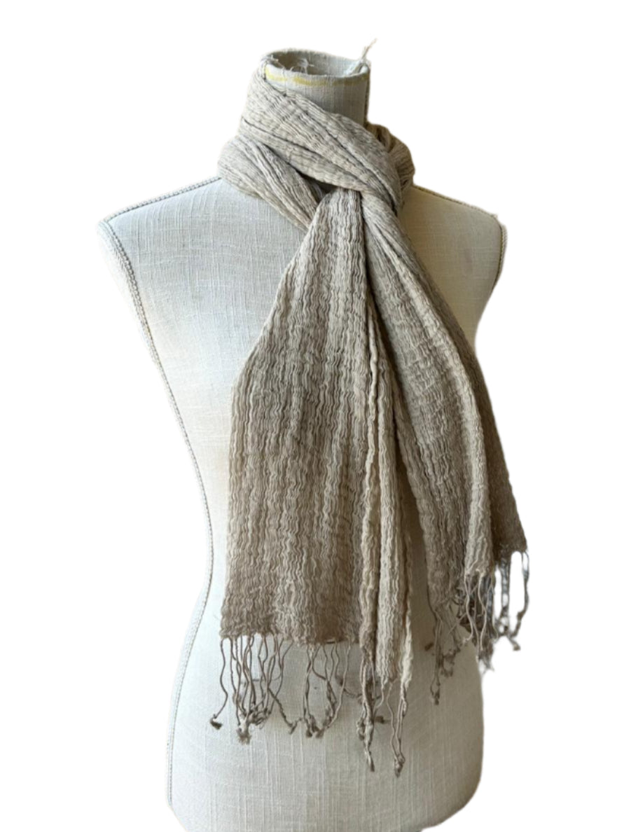 Wrinkled Cotton Shawl