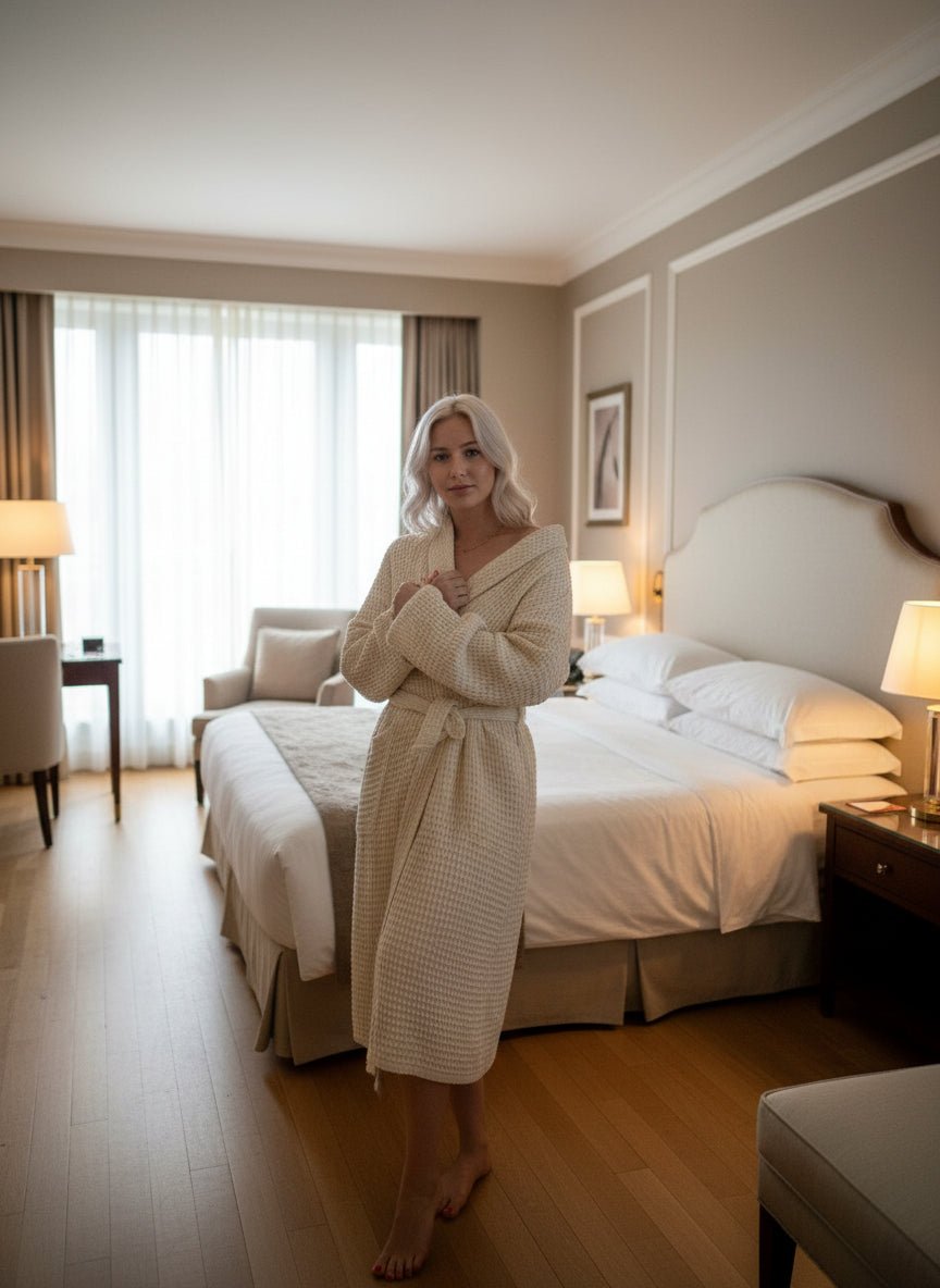 WAFFLE ROBE - Authentic Cotton