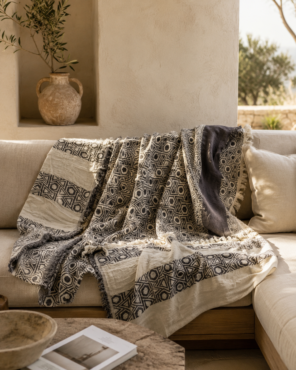 Tughra Blanket Throw (55"*75")