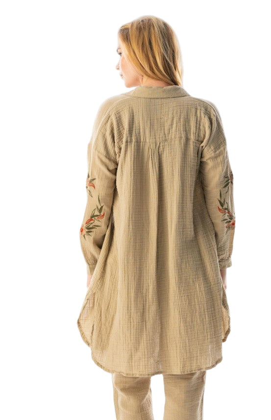 HAND EMBROIDERY TUNIC # 552