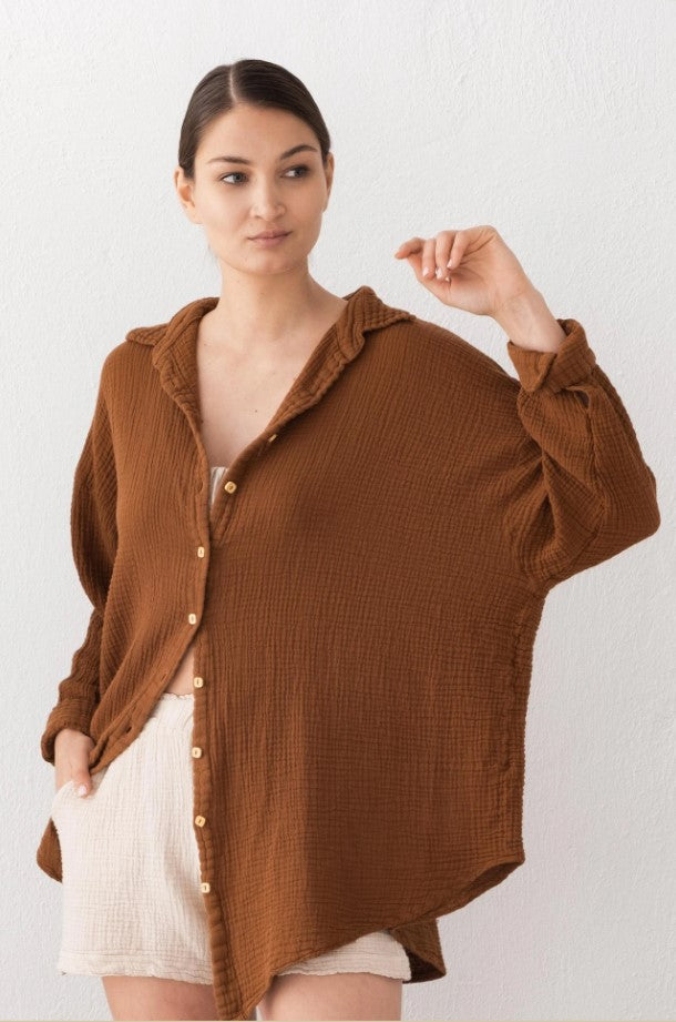 OVERSIZE MUSLIN SHIRT