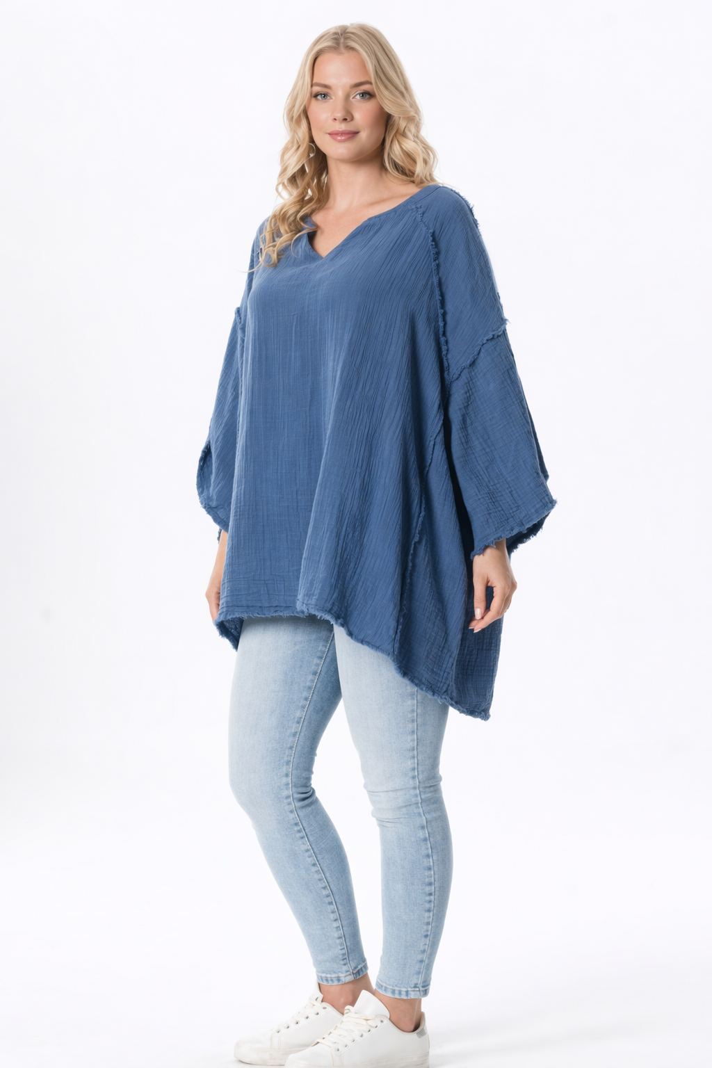 Muslin Over Size Blouse # 51211