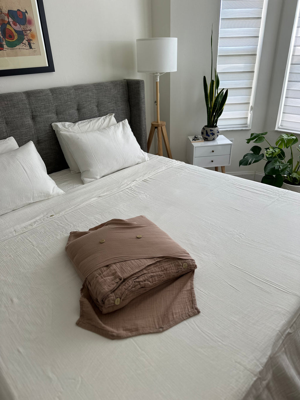 CREAM / KING DUVET