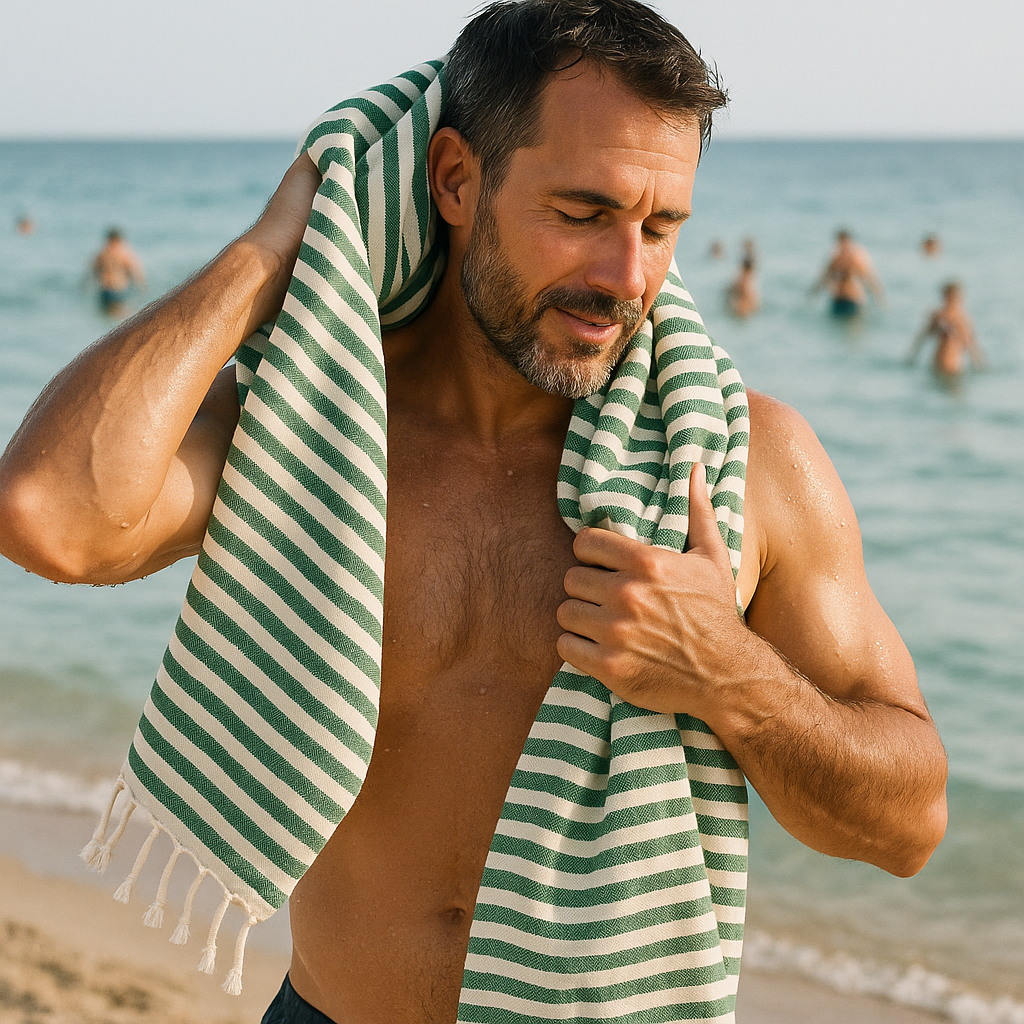 Ultra Thin 100% Turkish Cotton Towels (4) for $80