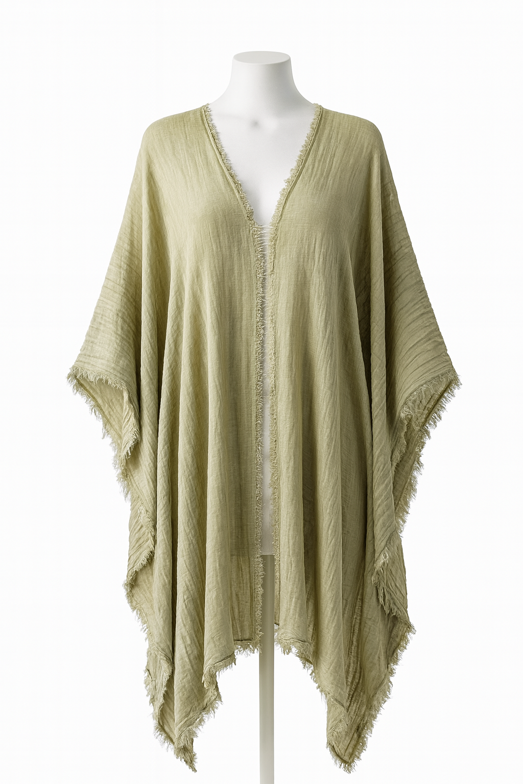 Ultra Thin Muslin Beach Tunic with Front Detail