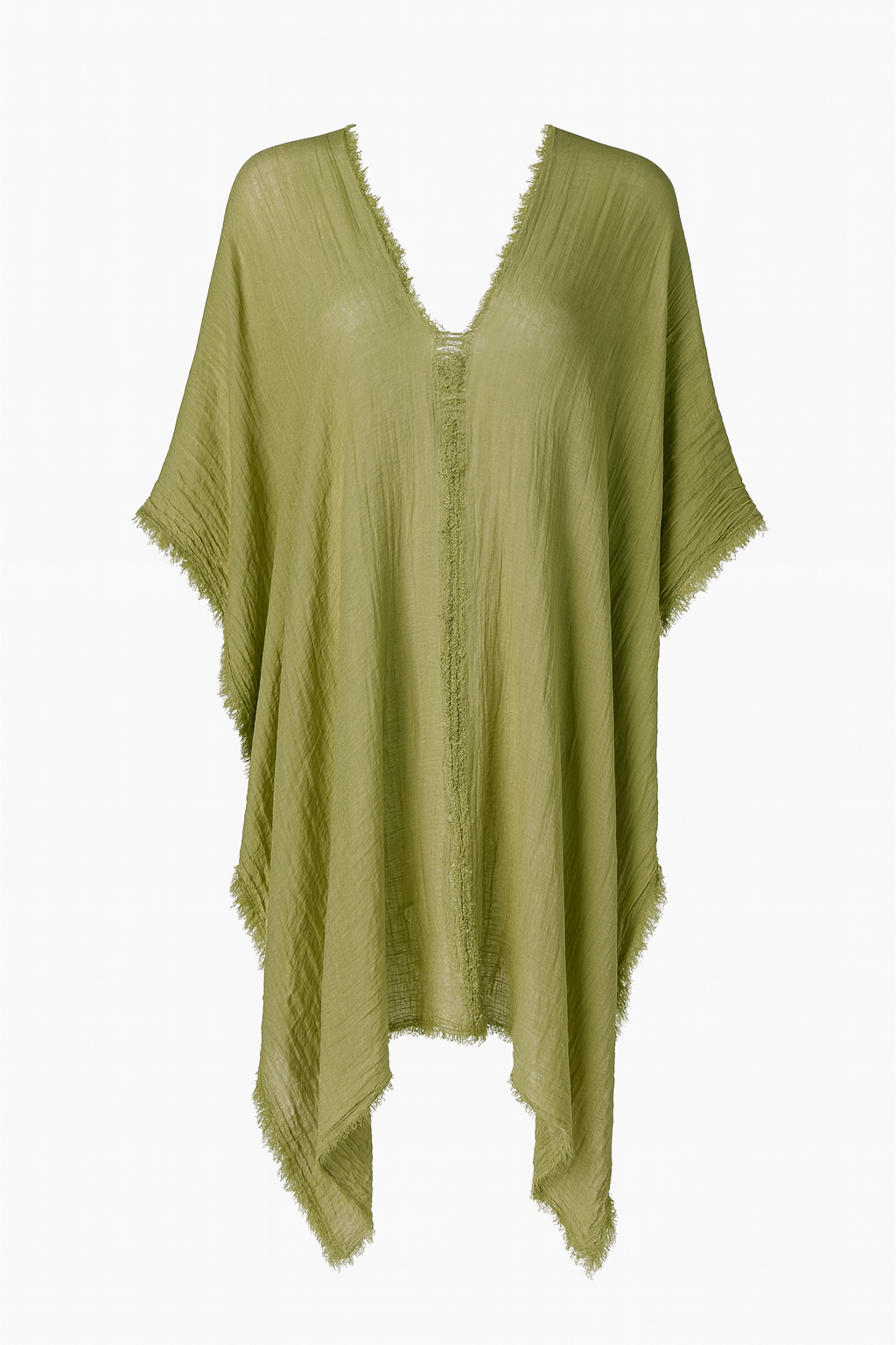 Ultra Thin Muslin Beach Tunic with Front Detail