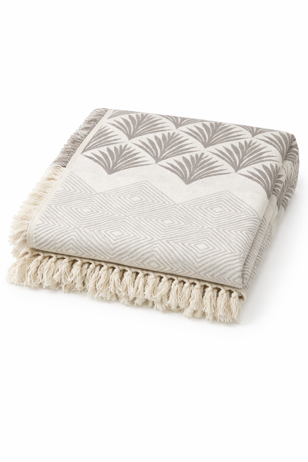 Crinkled-Cotton Throw