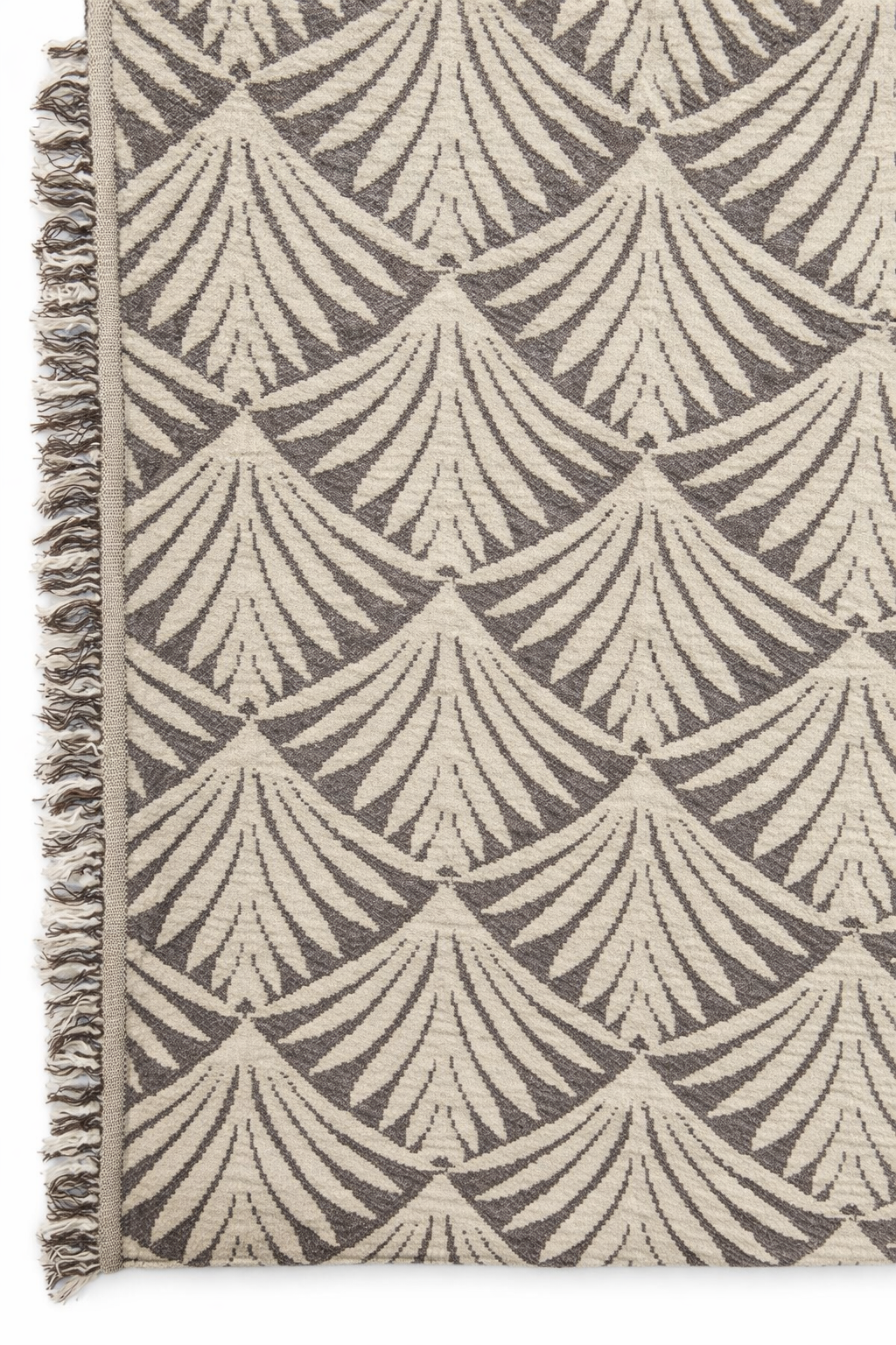 Crinkled-Cotton Throw