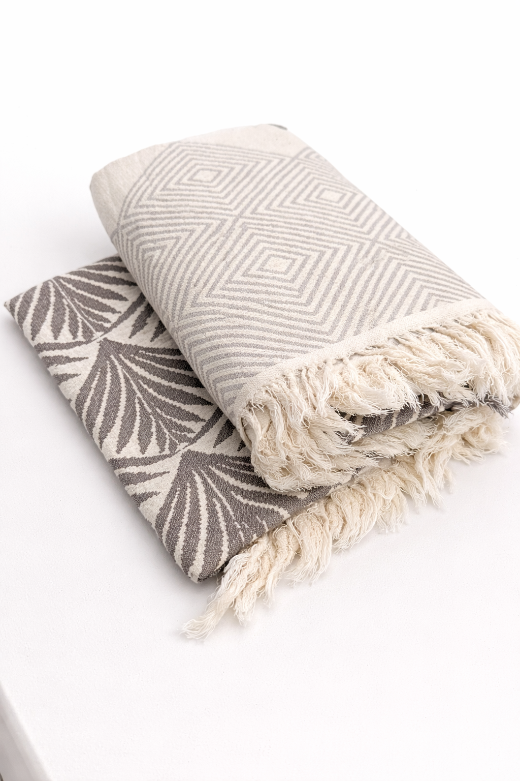 Crinkled-Cotton Throw