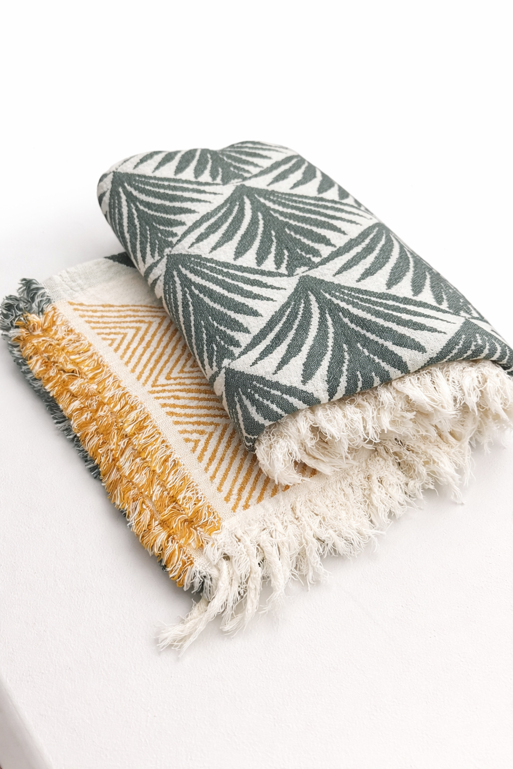 Crinkled-Cotton Throw