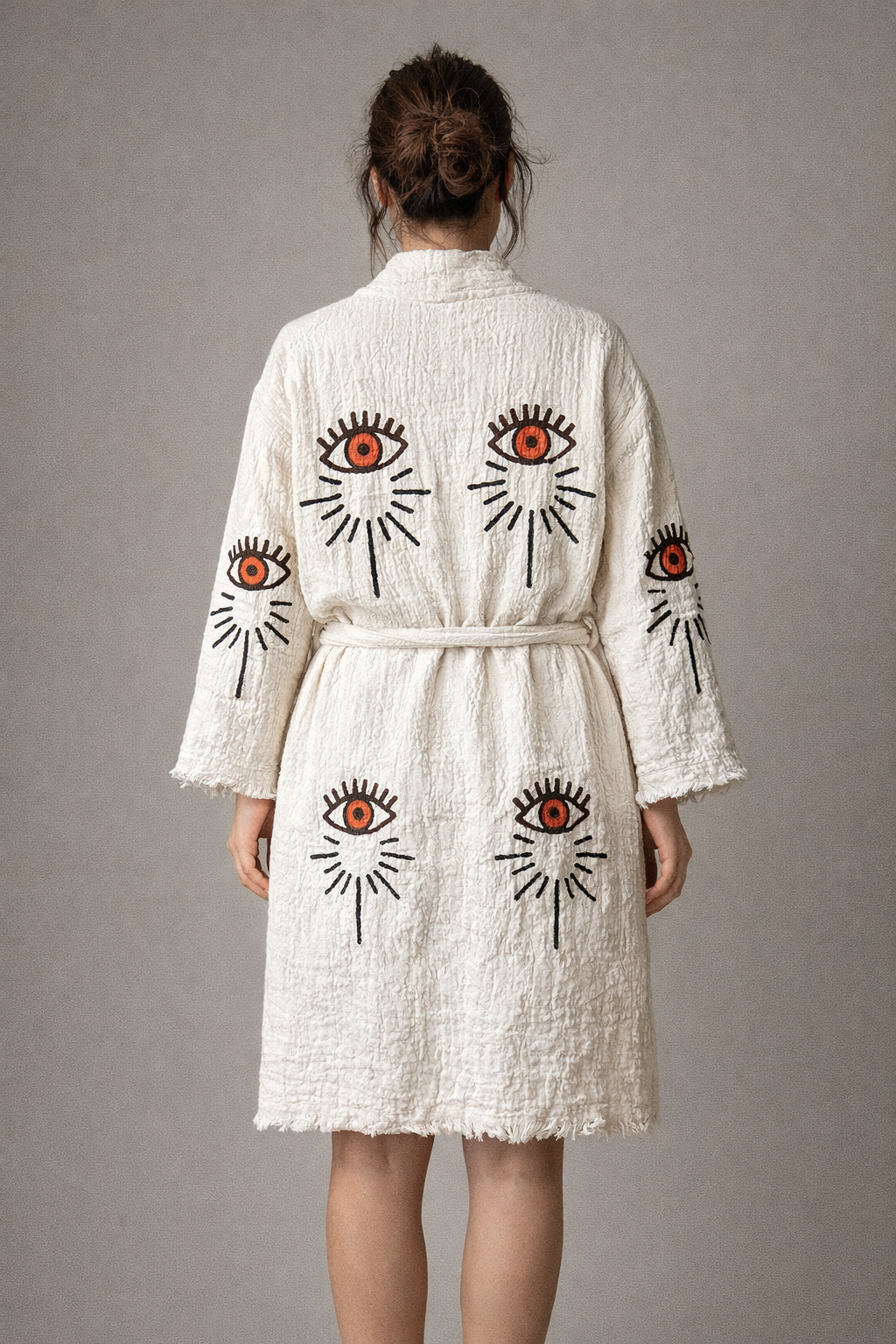 Red Eye-Design with Pockets