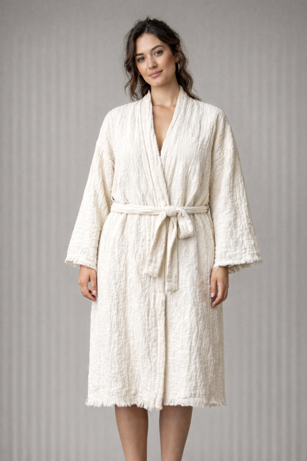 Blue Circle Eye-Design with Pockets