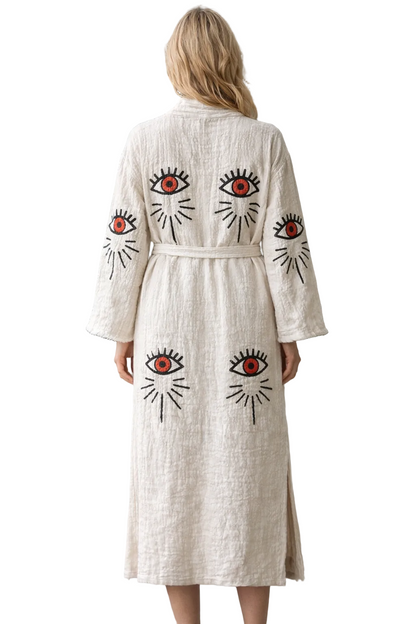 Red Eye-Design with Pockets