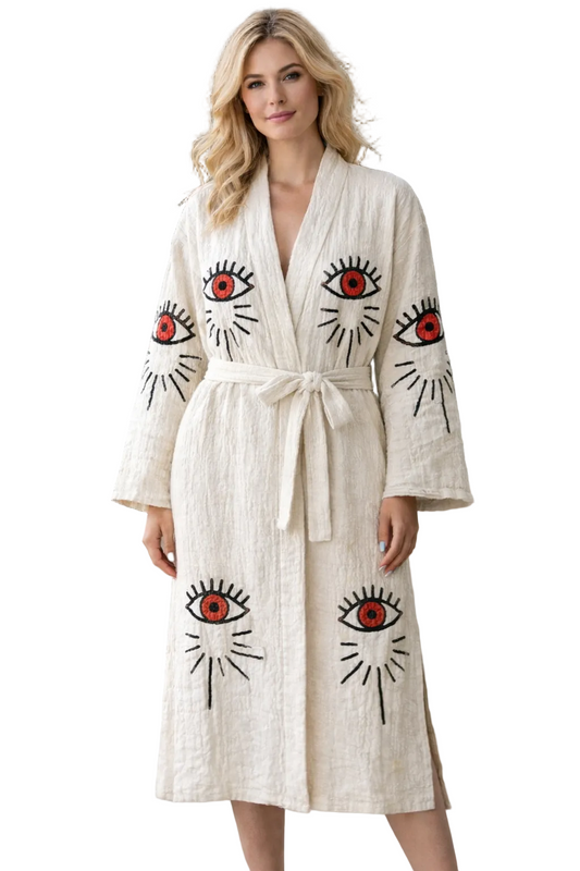 Red Eye-Design with Pockets