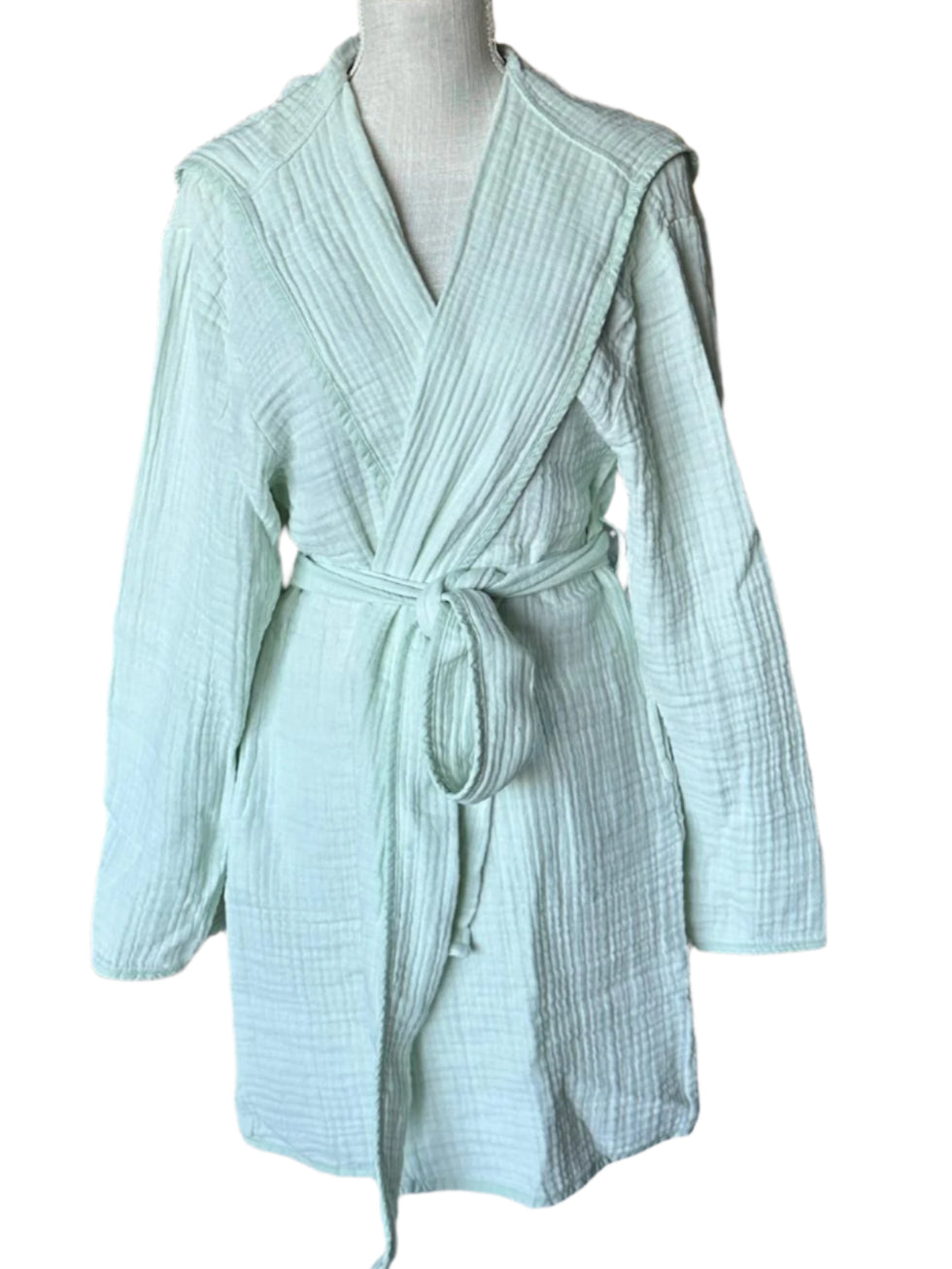 Muslin Robes Short & Hooded