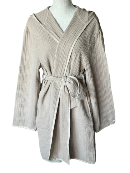 Muslin Robes Short & Hooded