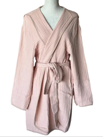 Muslin Robes Short & Hooded