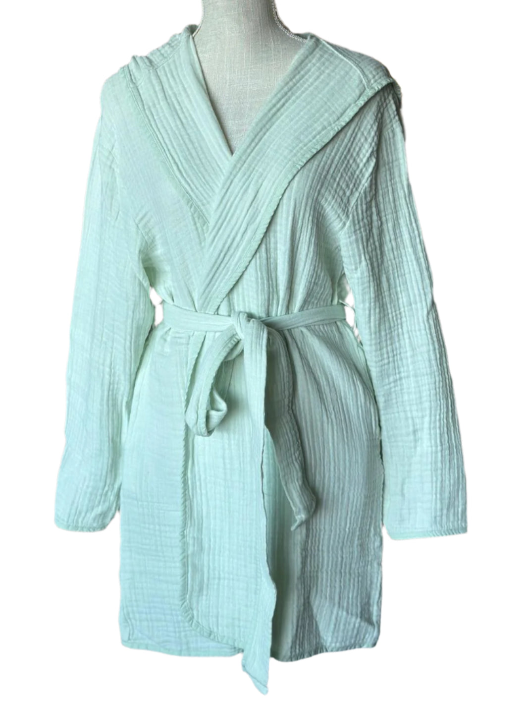 Muslin Robes Short & Hooded