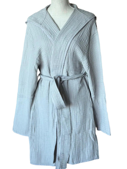 Muslin Robes Short & Hooded