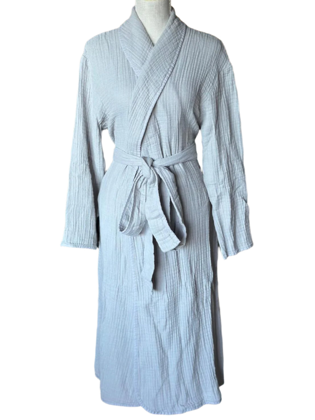 Muslin Robes Shawl Collar