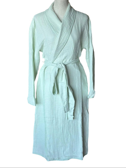 Muslin Robes Shawl Collar