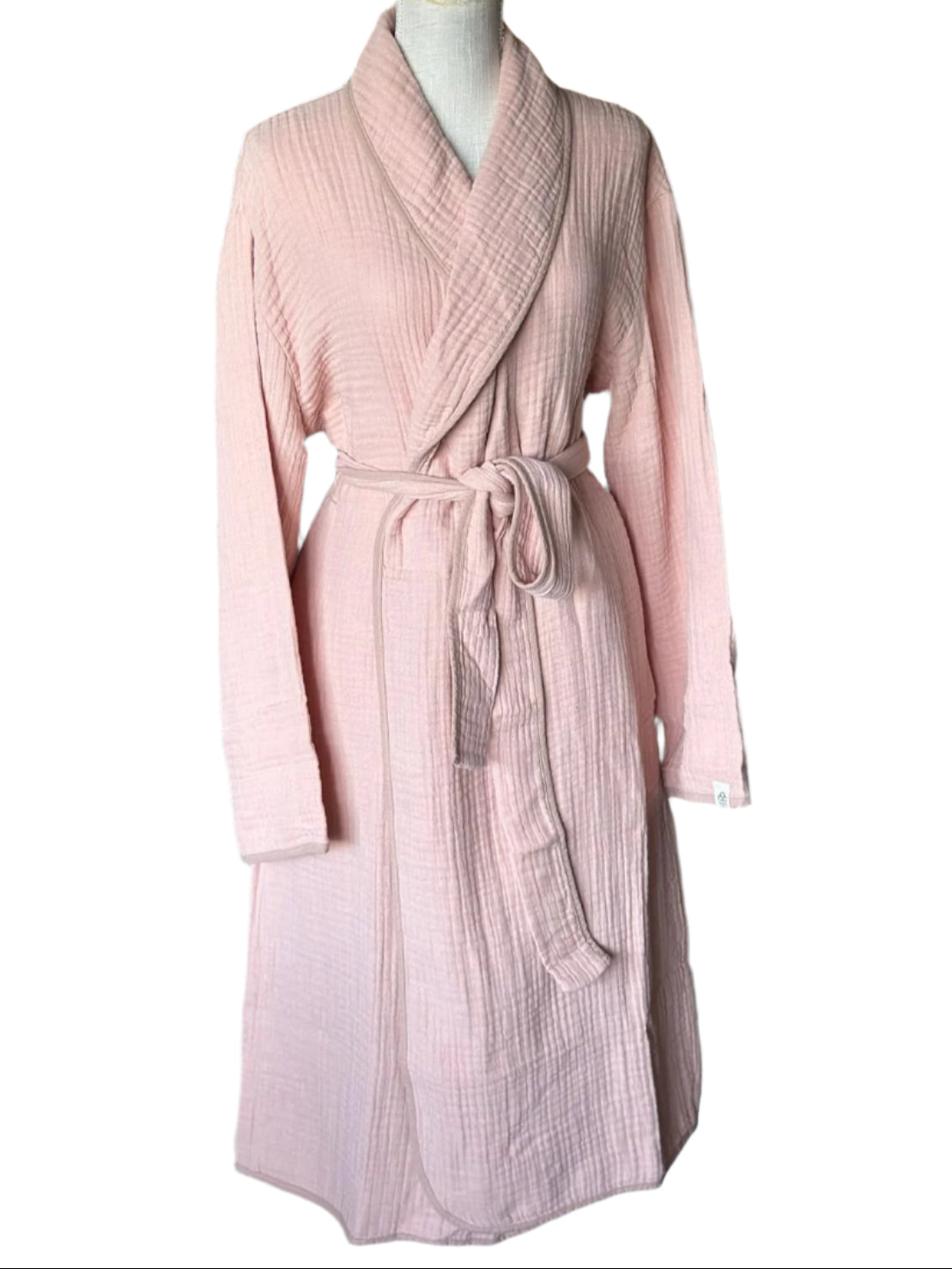 Muslin Robes Shawl Collar