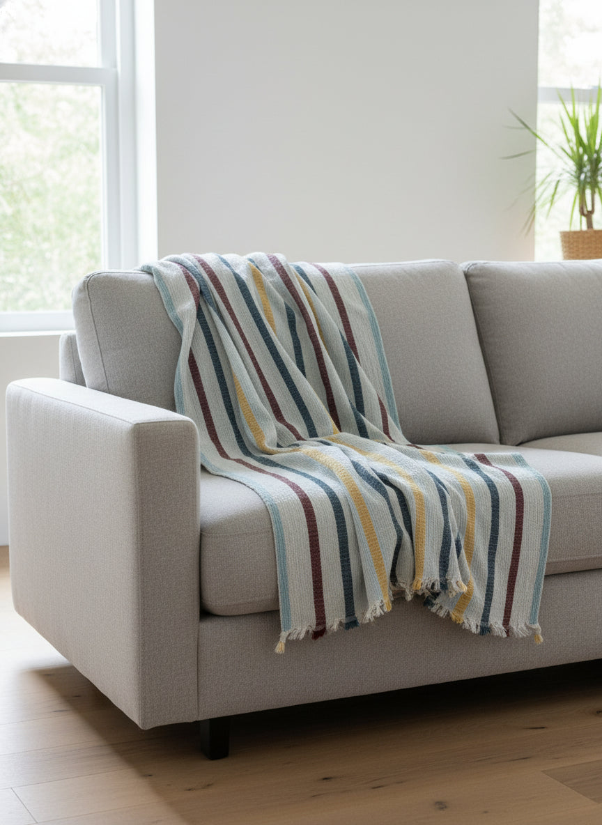 Stripe Yellow 86"*95" King