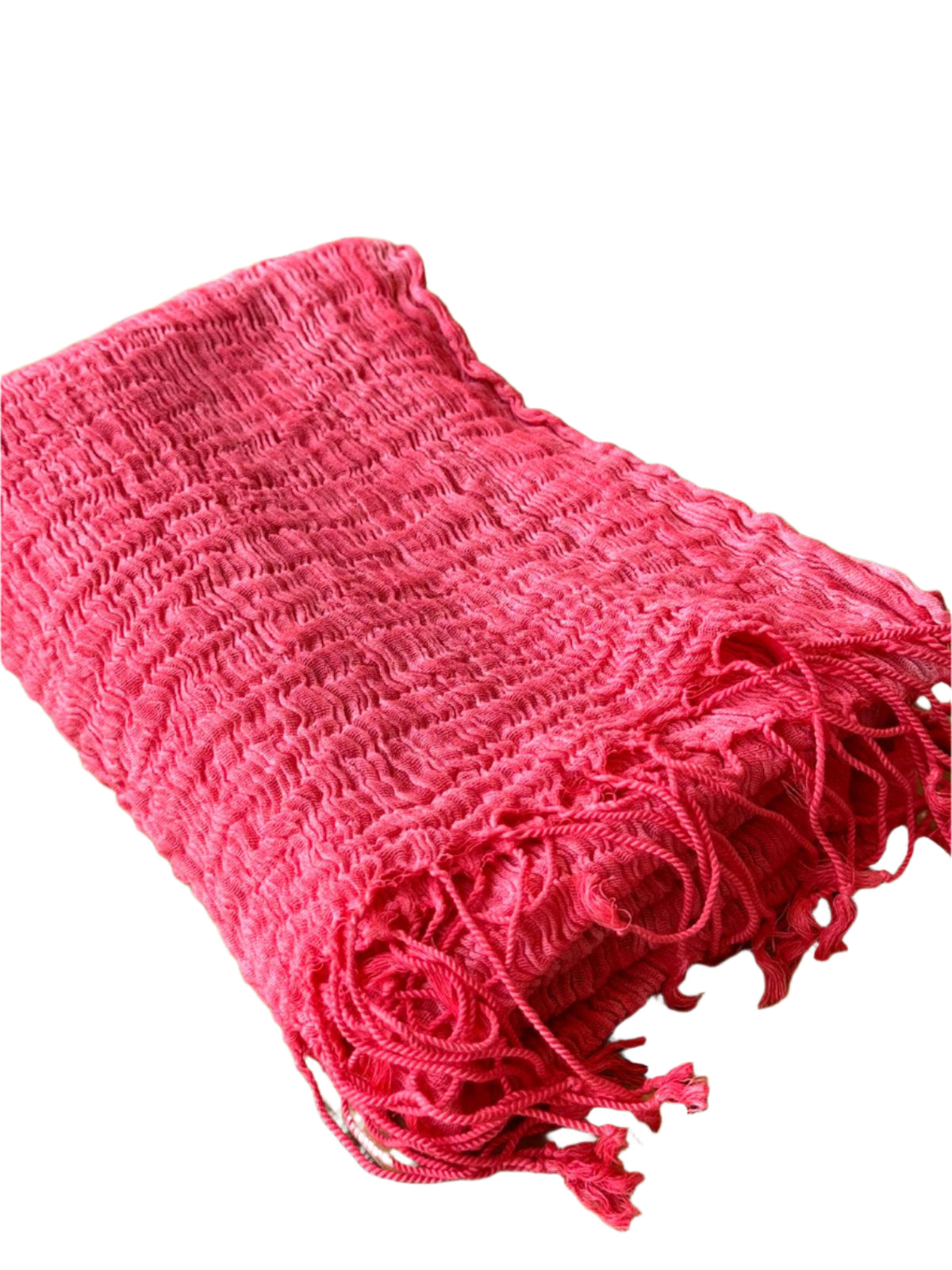 Wrinkled Cotton Shawl