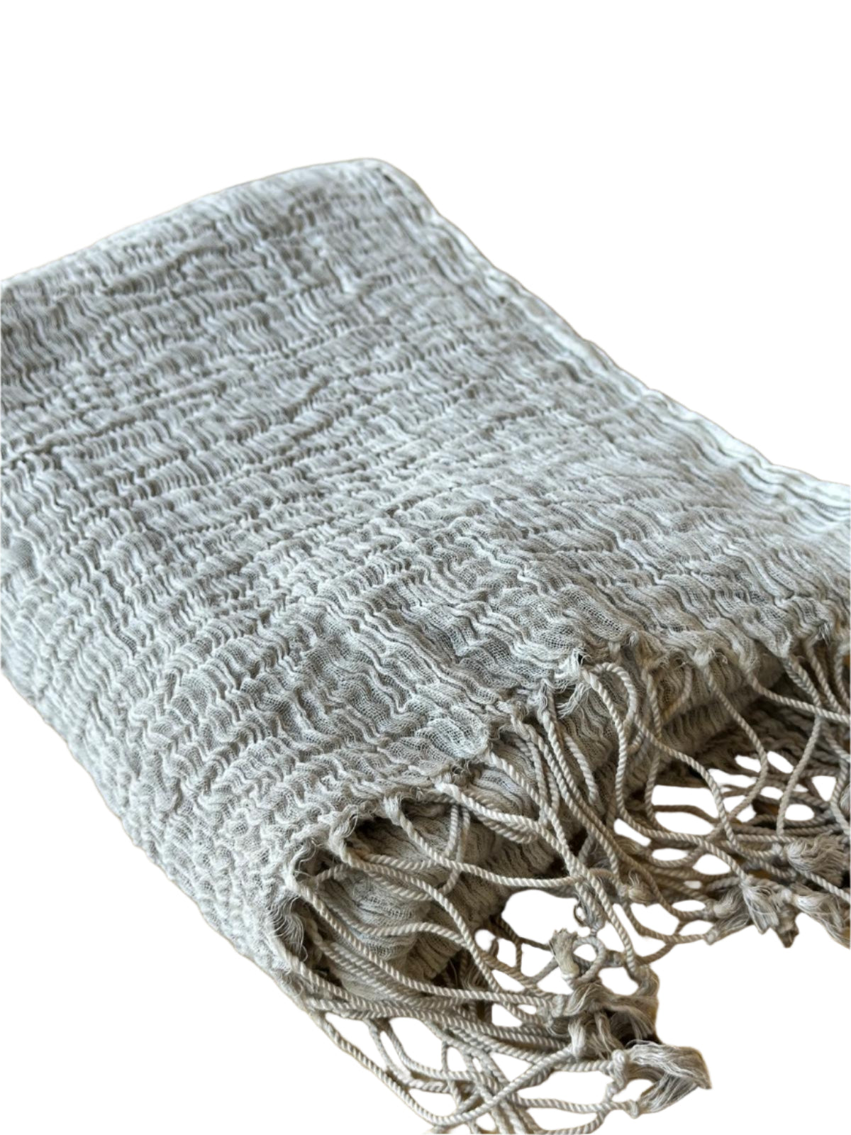 Wrinkled Cotton Shawl