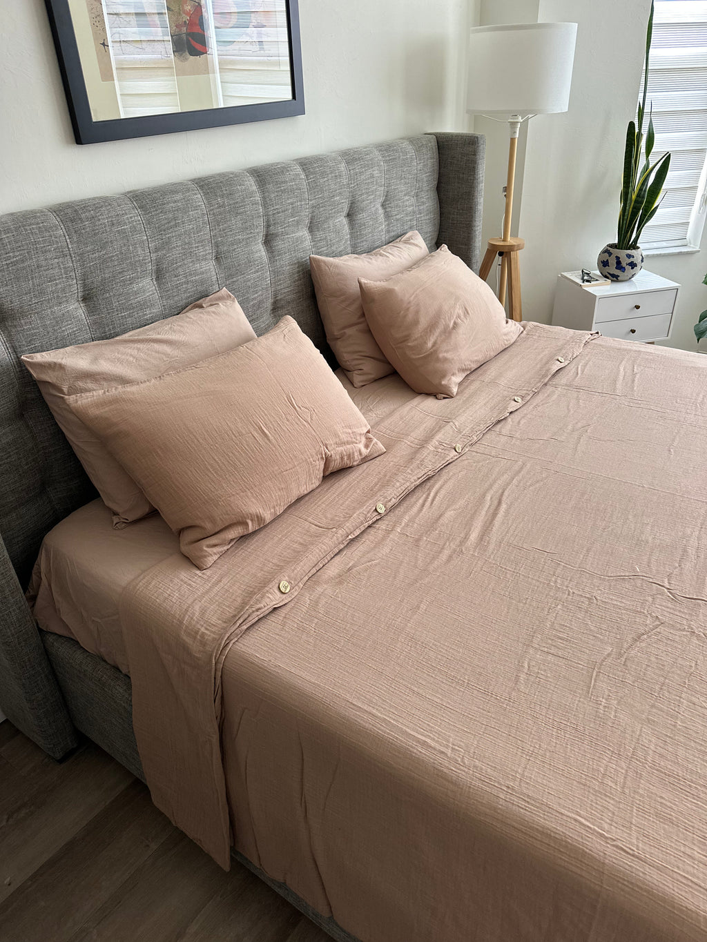 CREAM / KING DUVET