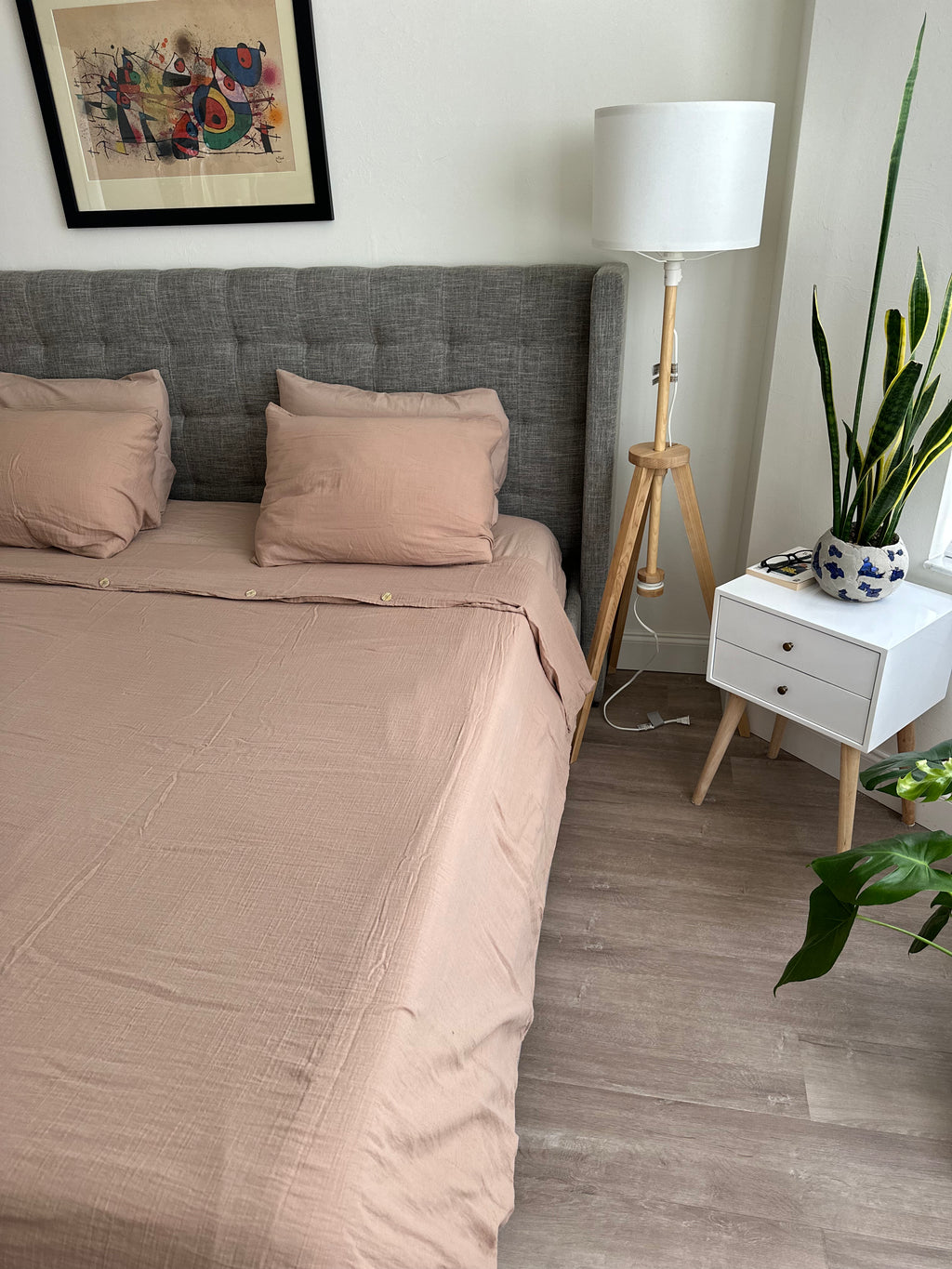 CREAM / KING DUVET