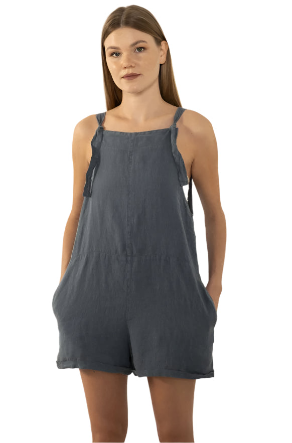 Linen Short Overall #4510