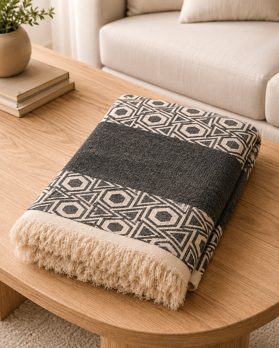 Tughra Blanket Throw (55"*75")