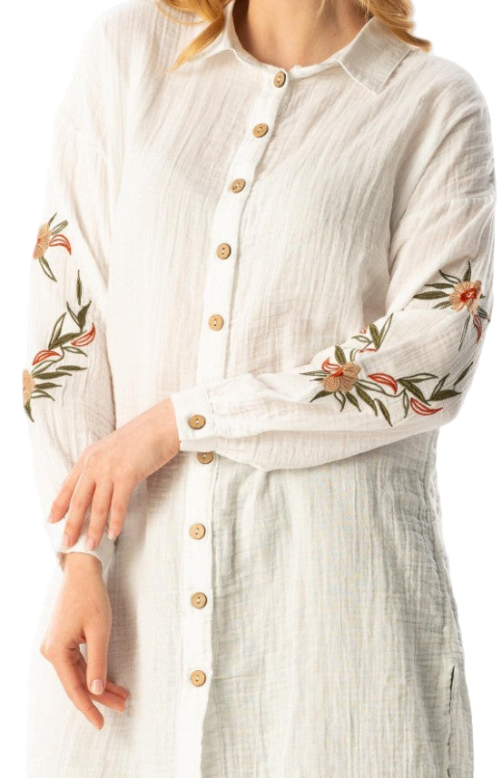 HAND EMBROIDERY TUNIC # 552