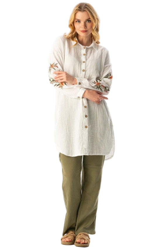 HAND EMBROIDERY TUNIC # 552