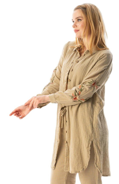 ARM EMBROIDERY TUNIC  552 - Authentic Cotton