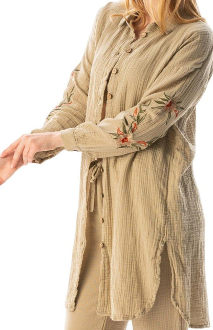 ARM EMBROIDERY TUNIC  552 - Authentic Cotton