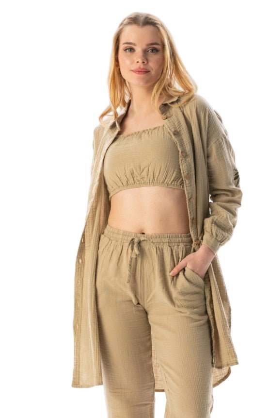 ARM EMBROIDERY TUNIC  552 - Authentic Cotton