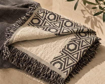 Tughra Turkish Cotton Throw