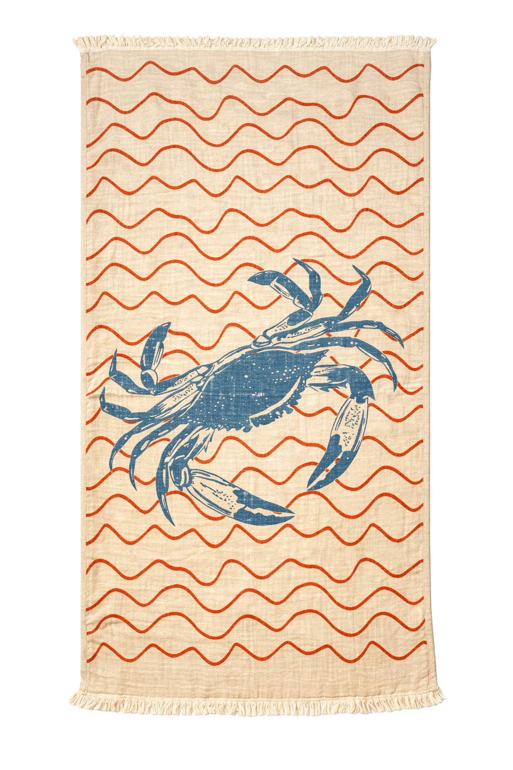Blue Crab - Design - Authentic Cotton