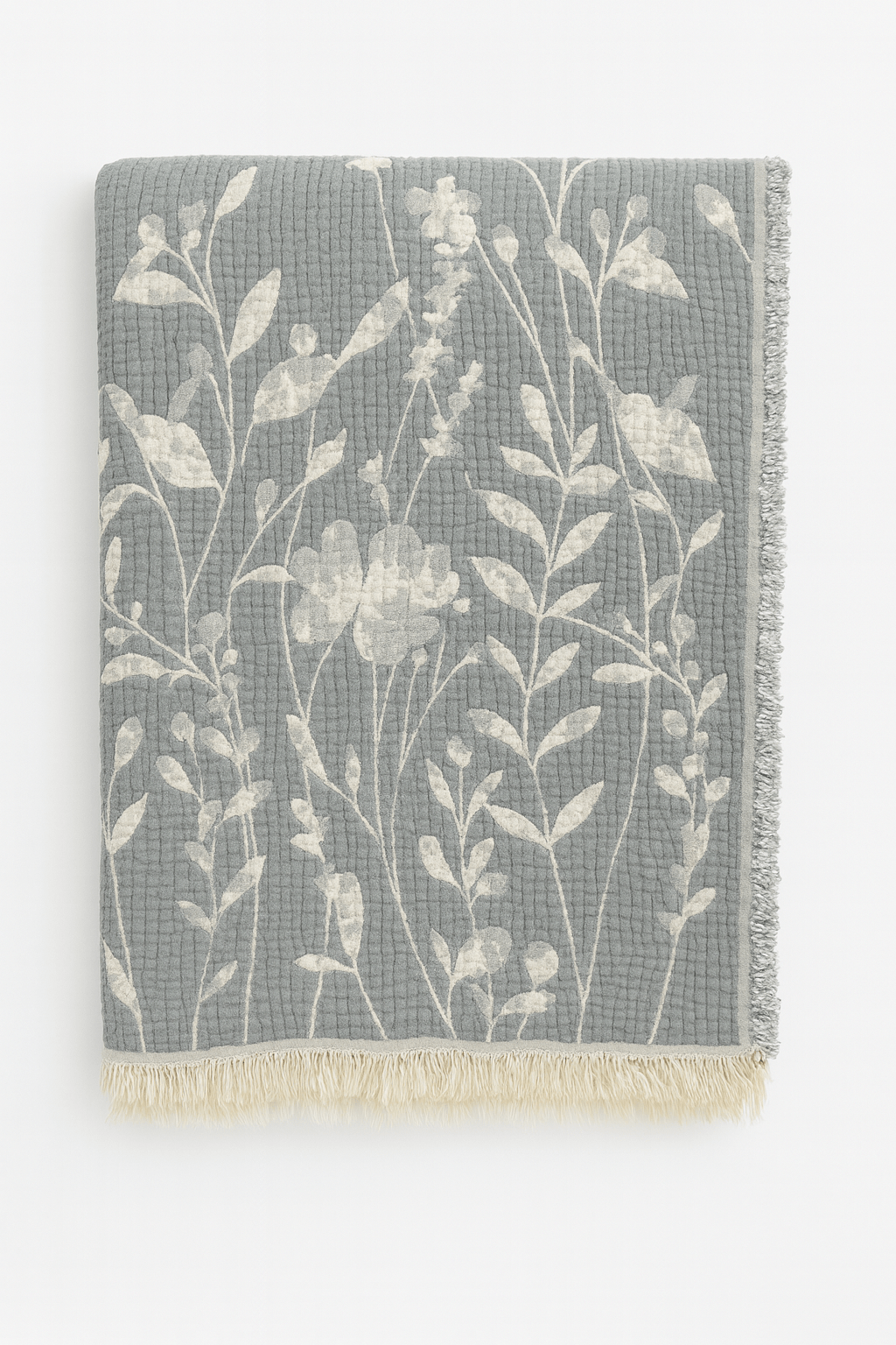 LEAF BRANCH NAVY - Authentic Cotton