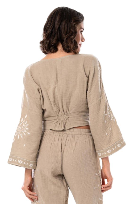 LONG SLEEVE BLOUSE  512 - Authentic Cotton