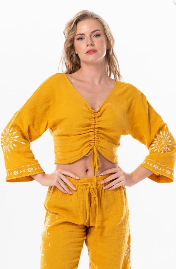 LONG SLEEVE BLOUSE  512 - Authentic Cotton