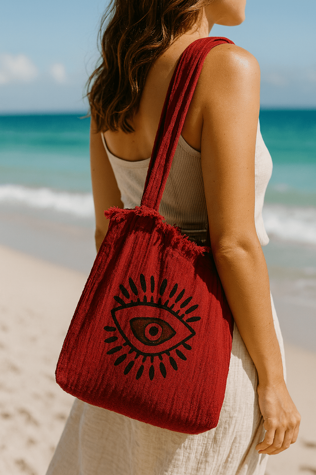 Muslin Bag Eye Design - Authentic Cotton